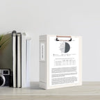 Ospelelf Mini Binder 3 Ring 2 Inch, Professional Clipboard Dividers - Image 2