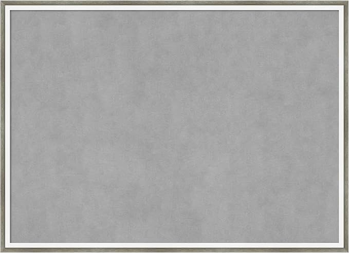 Amanti Art Silver Framed Magnetic Board 21x29 Medium Vision Board by AmantiArt