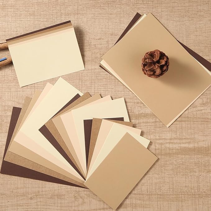50 Sheets Colored Cardstock Paper 5 Colors, 250 GSM Heavy Card Stock - Image 8