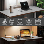DAWNTREES Desk Mat Protector, PU Leather Desk Pad, Non Slip, Large Mouse Pad - Image 3