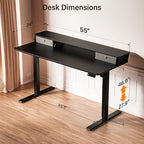 Kingant 55 x 24 Inch Electric Standing Desk - Image 3