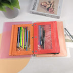 YoeeJob Pencil Pouch for 3 Ring Binder, Zipper Pencil Pouches Bulk, Pencil Case - Image 4