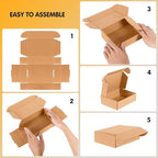 JOWLOT 12x9x4 inch Shipping Boxes Set of 20 - Image 3