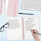 Lined Spiral Journal Notebook, A4 Spiral Notebook, 8.5''×11'' 100GSM Thick - Image 3