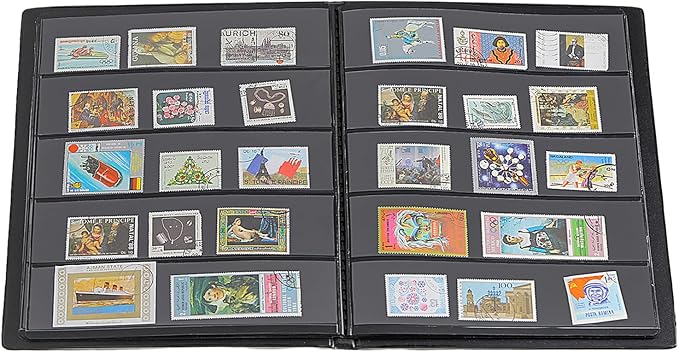 Stamp Albums 100 Pockets - Image 5