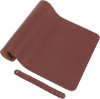 Wolaile PU Leather Desk Pad Blotter 27x13 inches, Non-Slip Base Waterproof - Image 7