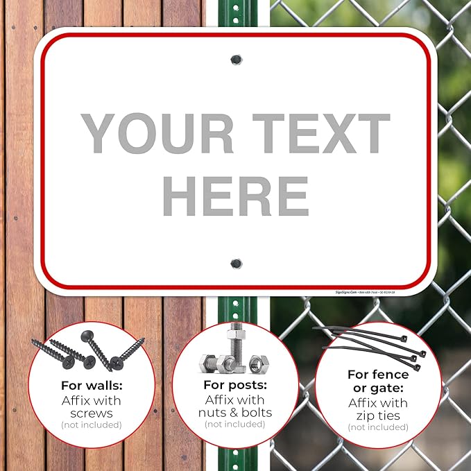 Custom Sign, Personalized Metal Signs, Customize - Image 4