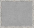 Amanti Art Silver Framed Magnetic Board 35x43 X-Large Vision Board by AmantiArt