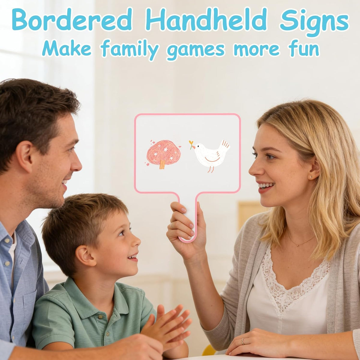 36-Piece Dry Erase Answer Paddle Set - 8"x10" Handheld Sign with Ma...