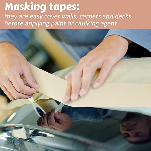 Fainne Masking Tape Bulk General Purpose Masking Painting Tape 55 Yards - Image 5