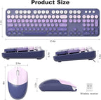 MOFII Wireless Keyboard and Mouse Combo, Full Size 2.4G Plug and Play - Image 7