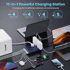12-in-1 Charging Station USB C Power Strip - Image 2