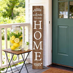 Welcome Sign for Front Porch, Farmhouse Vertical Outdoor Porch Decorations for - Image 7