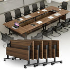 Folding Conference Table, Mobile Office Conference Room Tables by Unknown