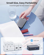 USB C Charger Block 200W with Wall Plug, 6 Ports GaN IV Charging Station Hub - Image 5