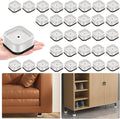 shouwuhho 32 Pack Furniture Risers Adjustable Bed Risers Heavy Duty Lifts by EnjoyLifeEnjoyHappiness