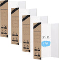 HAUTOCO 36'' x 48'' Trifold Poster Board 4 Pack Large Tri Fold Project Boards by HAUTOCO
