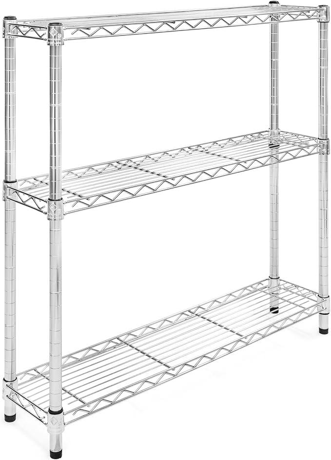 Shelving Inc. 8" d x 36" w Chrome Wire Shelving by ShelvingInc