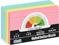 Chell Extra Heavyweight Index Cards 3x5 Inch, No Bleed-Through, Ruled Front and by chell