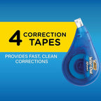 BIC Wite-Out Brand EZ Correct Correction Tape, 19.8 Feet, 4-Count Pack of White - Image 5