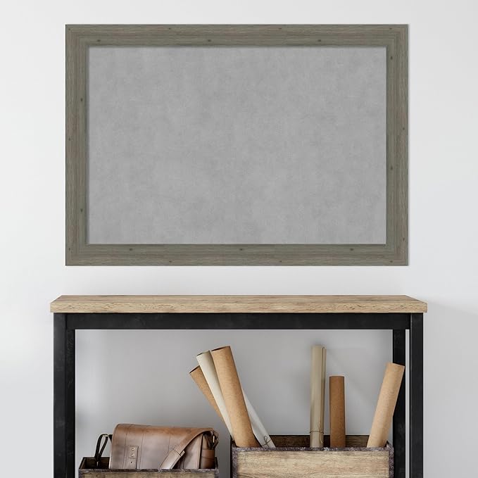 Amanti Art Grey Framed Magnetic Board 29x41 Large Vision Board - Image 6
