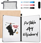 AGM Portable White Board Dry Erase Notebook, Small Travel Dry Erase Board by AGM