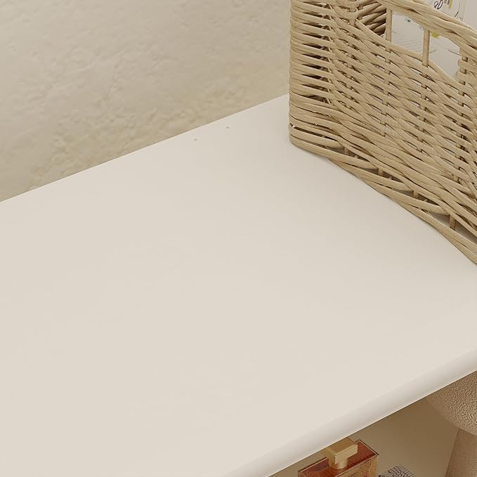 blini 5-Shelf Tall Bookcase White Wooden Bookshelves 33in Wide 5 Tier Bookcases - Image 8