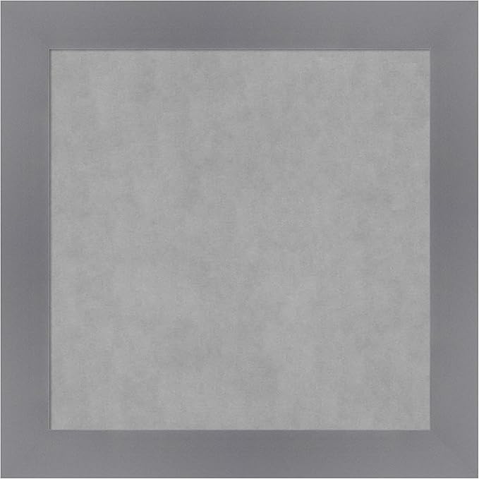 Amanti Art Grey Framed Magnetic Board 14x14 X-Small Vision Board by AmantiArt