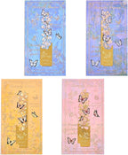 4pcs Metal Bookmarks, Butterfly Flower Theme Pretty Book Marks - Image 2