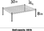 Regal Altair 24" Deep x 30" Wide x 8" Height Wire Shelving Kit | 1-Tier | NSF - Image 3