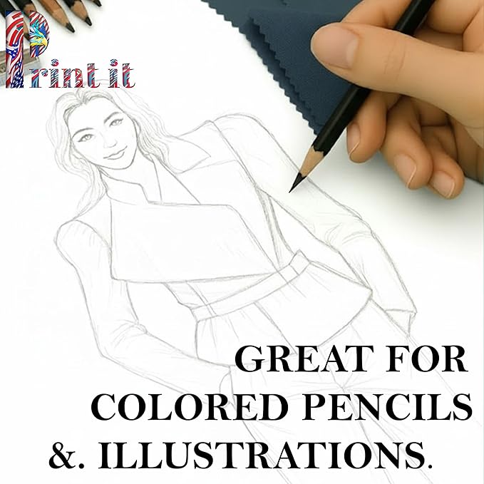 Print It - Vellum Bristol Colored Cardstock Cover Paper, 67 Lb, 8.5" X 11” - Image 4
