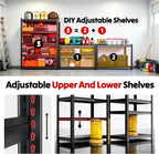 71.2*35.5 storage shelves, garage shelving,adjustable metal shelving unit, close-up detail