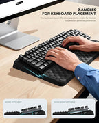 Computer Keyboard Stand with Wrist Rest, Keyboard pad with Wrist Support - Image 4