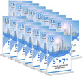Acrylic Sign Holder, 15 Pack Vertical Clear Table Menu Display, Double Sided by Unknown