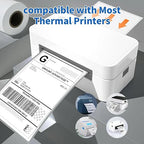 4"×6" Direct Thermal Shipping Label, Fanfold Thermal Label 500 Packs Per Stack - Image 5