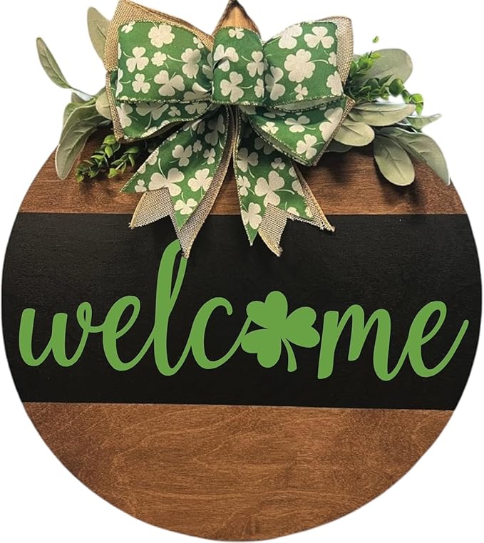 Wood front door sign Wood sign Home decor Welcome sign Sign by Unknown