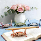Desk Crab Pen Holder, Cute Weightlifting Crab Pencil Holder - Image 6