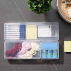novelinks Stackable Plastic Clear Storage Box Containers - Image 6