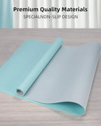 Leather Desk Pad Protector, Mouse Pad, Office Desk Mat, Non-Slip PU Leather - Image 2