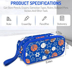 Fitvc Large Pencil Case for Boys, Sports Boys Pencil Pouch for Kids Teens School - Image 5
