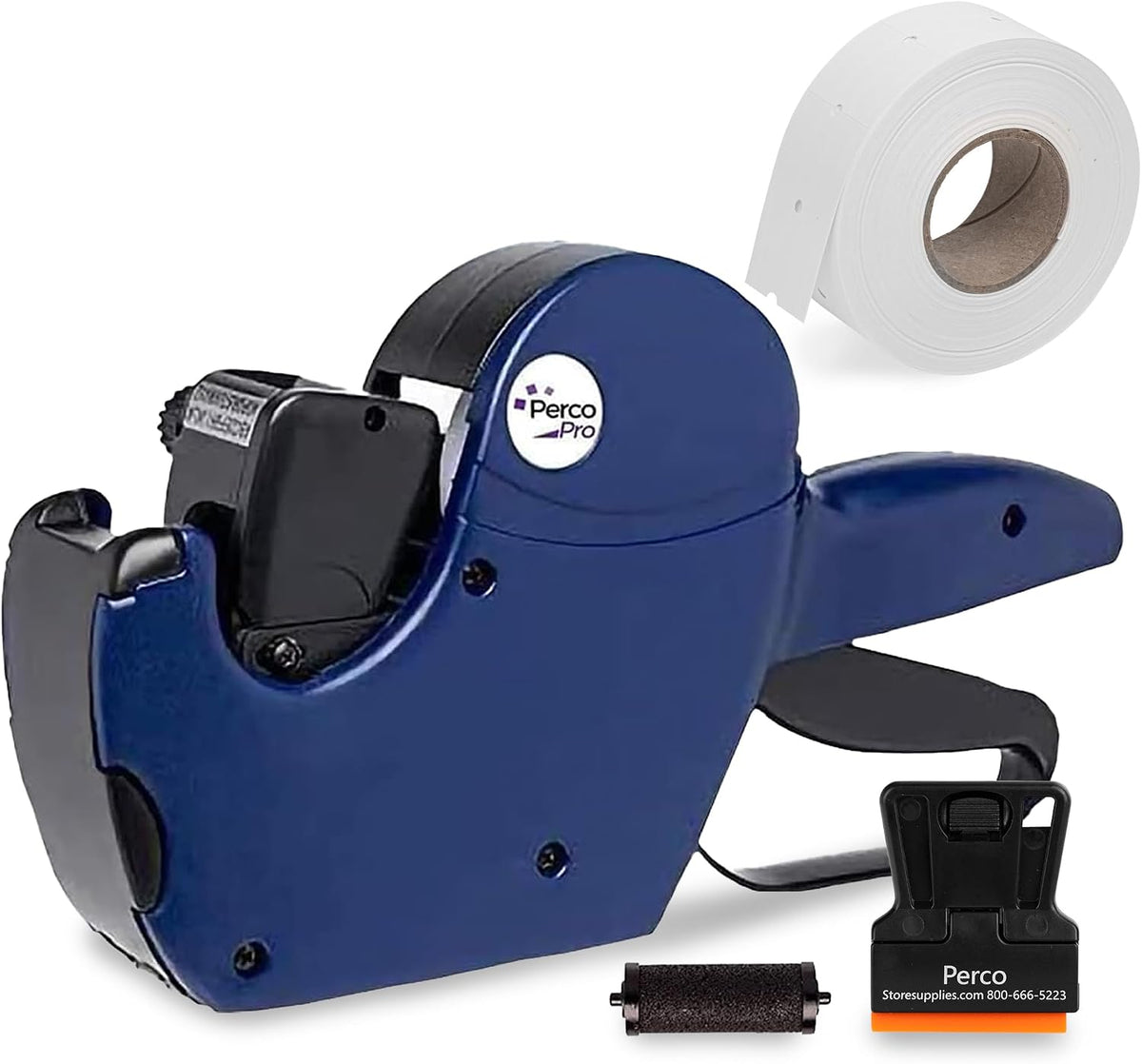 Perco Pro 1 Line Date Gun, 8 Digit 1 Line Date Label Gun Preloaded