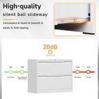 Bestoo 2-Drawer Lateral File Cabinet - Image 7