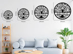 Personalized Tree of Life Metal Sign, Personalized Last Name Signs, Custom Name - Image 6