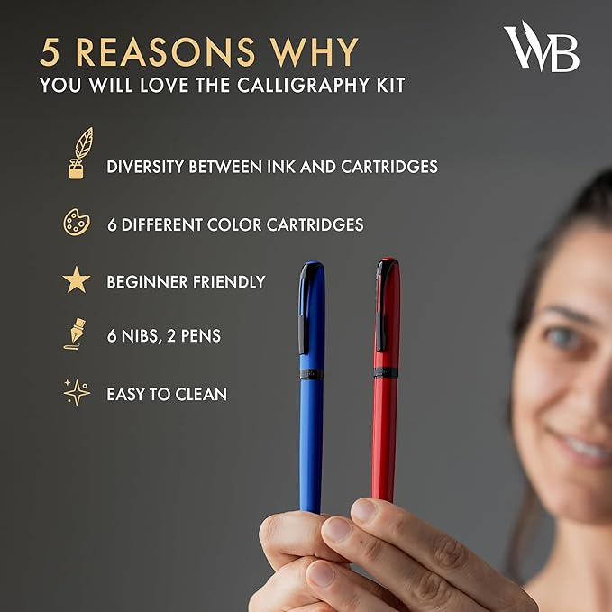Wordsworth and Black Calligraphy Pen Set - Image 6
