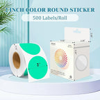 2 Inch Round Color Coding Labels - Image 2