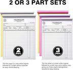 Custom Invoice Book with Logo 50 Set Personalized Receipt Books Customized - Image 3