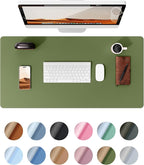YSAGi Leather Desk Protector, Office Mat, Large Mouse Mat, Non-Slip PU Leather by YSAGi