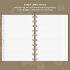 Clever Fox Password Book Spiral – Mini Internet Address & Password Organizer - Image 6