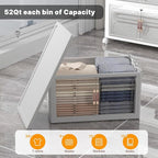 UAMFURI Extra Large Stackable Storage Bins - Image 5