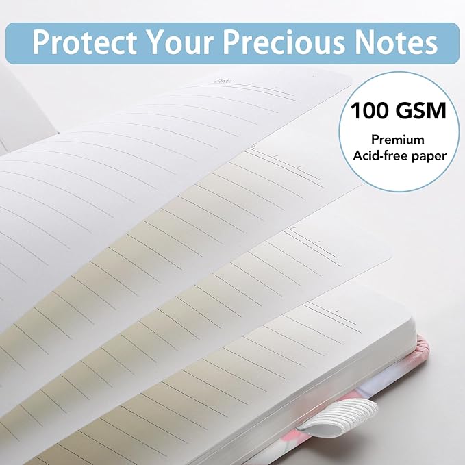 Thboxes 160 Pages Lined Journal Notebook, 5.71" X 8.27" Writing & Journaling - Image 2